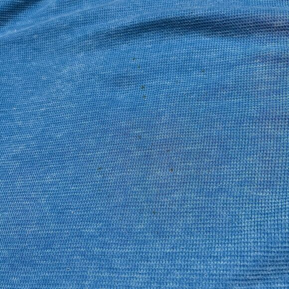 Volcom Stone Thermal Waffle Long Sleeve Shirt Mens Size M Burnout Teal - Picture 11 of 12